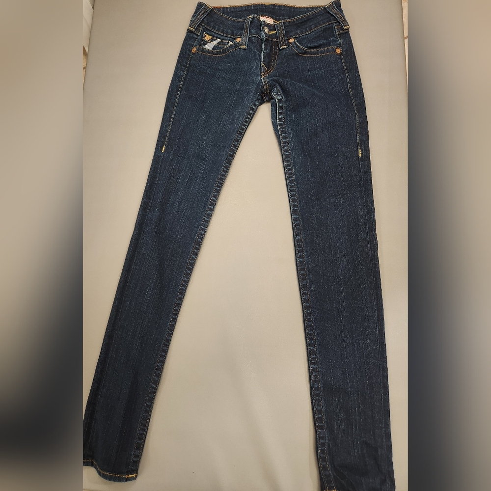 True Religion Deep Blue Skinny Jeans